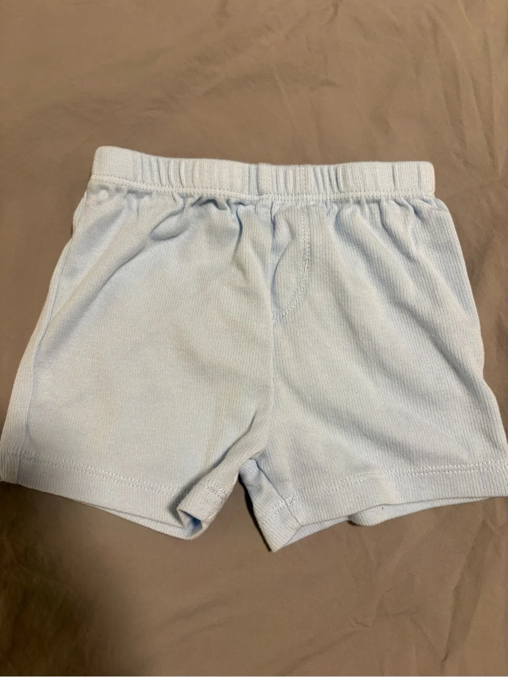 Little Me 9M Light Blue Dog Onesie & Shorts Set